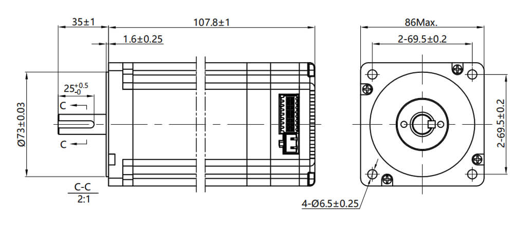 isc86 integrated stepper servo motor isc86 integrated stepper servo motor