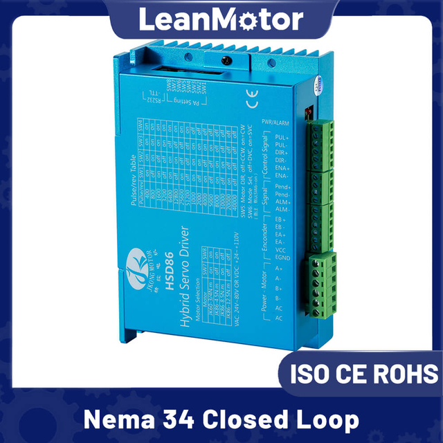 LMHSD86 Nema34 86 Closed Loop Stepper Motor Driver