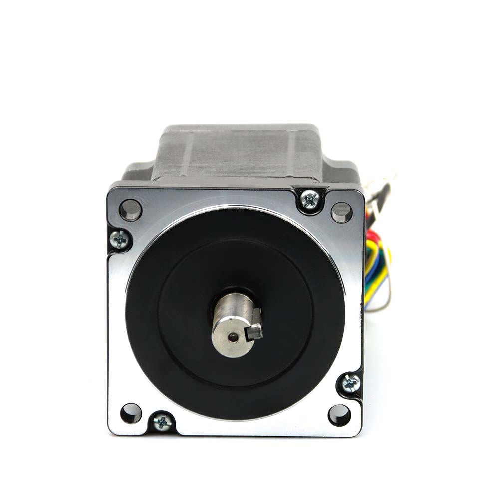 LeanMotor Nema 34 Hybrid Stepper Motor with Brake 1.8° 86x86mm 4.2A - 6.0A 4-Wires