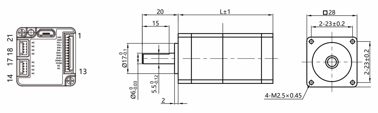 integrated stepper servo motor
