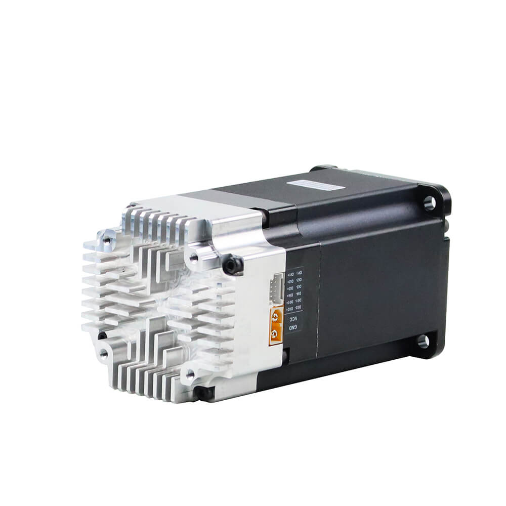 LMIDS80 Integrated Brushless Dc Servo Motor 80x80mm Pulse / RS485 / CANopen Control with Integrated Driver 