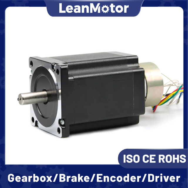 Nema 34 stepper motor with brake