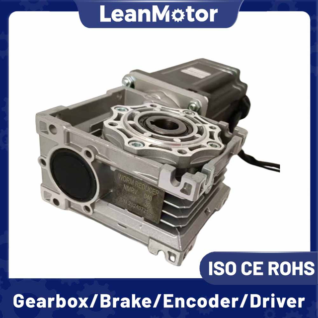 Nema 34 Worm Geared Brushless Motor