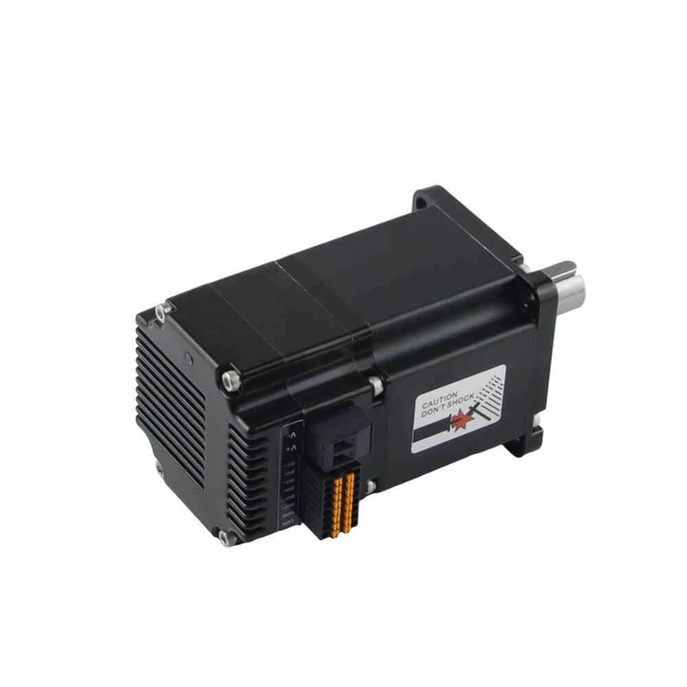 servo motor with integrated drive