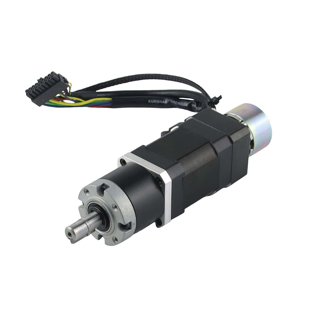 LeanMotor Nema 17 42BL Round Head Brushless BLDC DC Motor With Brake 42x42mm 3 Phase 