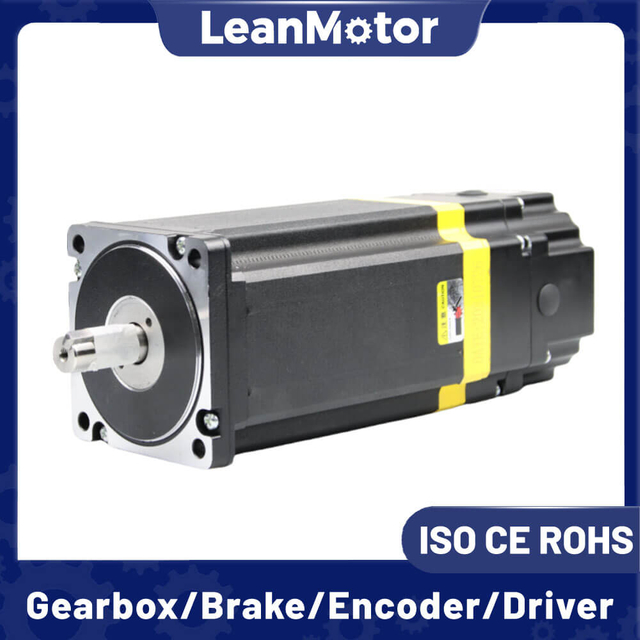 Nema 34 stepper motor with brakes