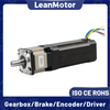 Leanmotor Nema 17 42BLS Geared Square Head BLDC Motor with High Precision Planetary Gearbox 42x42mm 3 Phase 