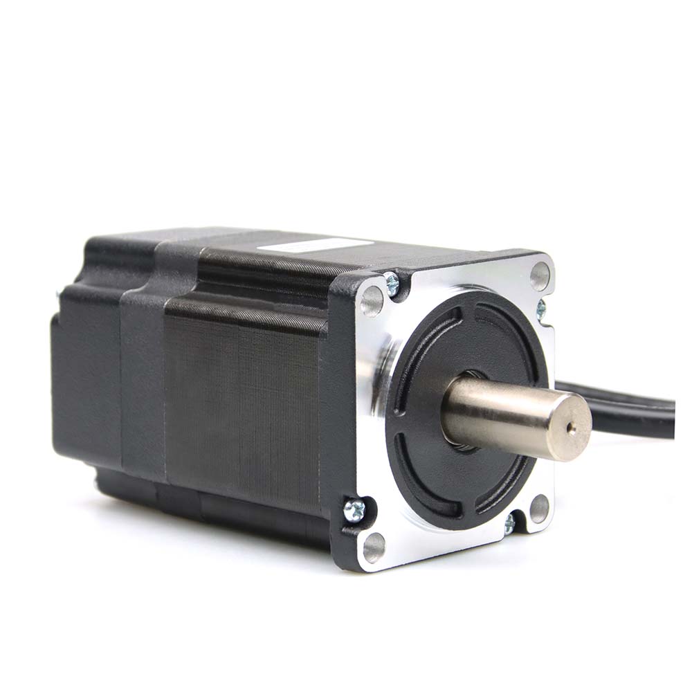 LeanMotor Nema 24 60BLS Square Head Brushless BLDC Dc Servo Motor With 1000PPR Encoder 60x60mm 3 Phase 
